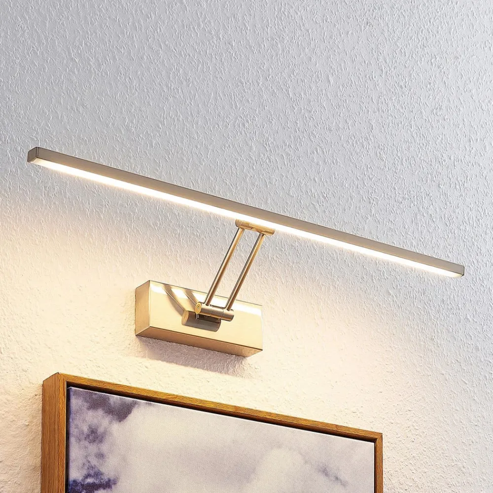 Thibaud LED-gallerilampe, nikkel, 51,4 cm^Lucande New