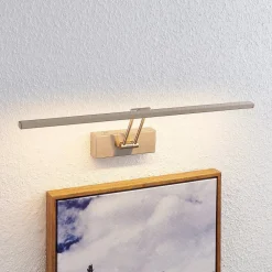 Thibaud LED-gallerilampe, nikkel, 51,4 cm^Lucande New