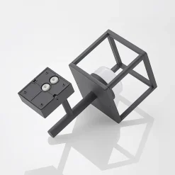 Timio udendørs væglampe, uplight, sensor, GX53, IP44^Lucande Clearance