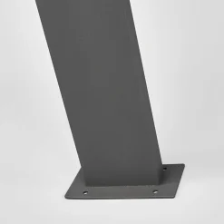 Lucande Timm LED-vejlampe, 100 cm, antracit, metal, IP54