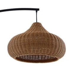udendørs gulvlampe Taniola, beige, rattan, 195 cm, IP44^Lucande Hot