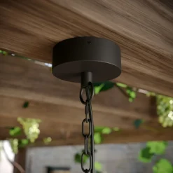 Lucande udendørs hængelampe Ferda, 25 cm, antracit, IP44