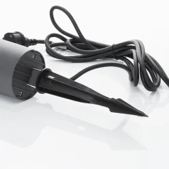 udendørs LED-spot Anton, jordspyd, antracit, metal^Lucande Clearance