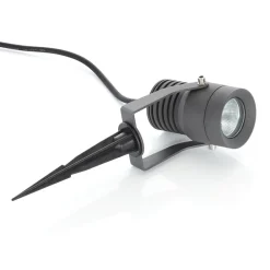 Lucande udendørs LED-spot Jon, jordspyd, justerbar, IP65