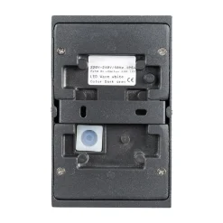 udendørs LED-væglampe Jale, 16 cm, antracit, aluminium^Lucande Outlet