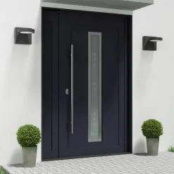 udendørs LED-væglampe Belna, metal, IP65, antracit^Lucande Online