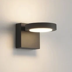 udendørs LED-væglampe Belna, metal, IP65, antracit^Lucande Online