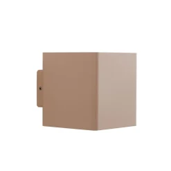 Lucande udendørs LED-væglampe Aaron, beige, IP54, op/ned