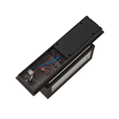 Lucande udendørs LED-væglampe Ferdinand, grå, metal, 38 cm