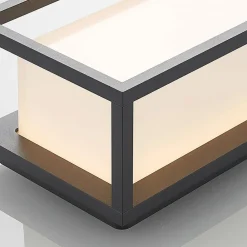 udendørs LED-væglampe Ilirian, antracit, aluminium, 15 cm^Lucande Hot