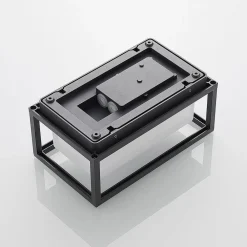 udendørs LED-væglampe Ilirian, antracit, aluminium, 15 cm^Lucande Hot