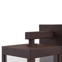 udendørs LED-væglampe Ferdinand, rust, sensor, IP54^Lucande New