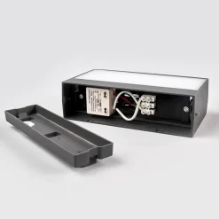 udendørs LED-væglampe Lissi, 21 cm, antracit, IP54^Lucande Sale