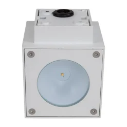 udendørs LED-væglampe Jarno, hvid, metal, 9 cm^Lucande Outlet