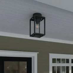 udendørs loftlampe Ferda, 29 cm, antracit, IP44^Lucande Hot