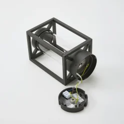 udendørs loftlampe Ferda, 29 cm, antracit, IP44^Lucande Hot