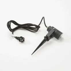 udendørs spotlampe Galina, jordspyd, stik, grå, 11 cm^Lucande Outlet