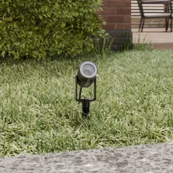 udendørs spotlampe Galina, sæt med 4, jordspyd, stik^Lucande Clearance