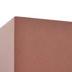 Lucande udendørs væglampe Bente, rustfarvet, bredde 25 cm, IP54