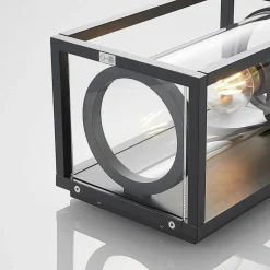 Lucande udendørs væglampe Brienne, 30 cm, antracit, metal