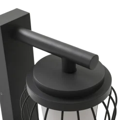 udendørs væglampe Chandan, 30 cm, antracit, sensor^Lucande Online