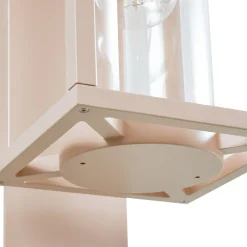 Lucande udendørs væglampe Ferda, sensor, pendel, beige, IP44