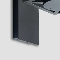 Lucande udendørs væglampe Ferda, pendel, antracit, IP44