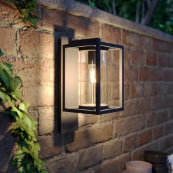 udendørs væglampe Ferda, sæt med 3, antracit, IP44^Lucande Outlet