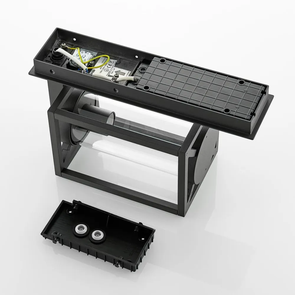 udendørs væglampe Ferda, sæt med 3, antracit, IP44^Lucande Outlet