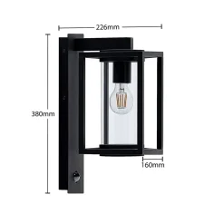 Lucande Væglampe Med Sensor|Terrassebelysning><noscript><img width=