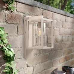 udendørs væglampe Ferda, pendel, beige, IP44^Lucande Best