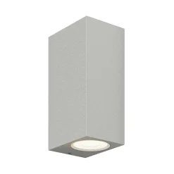 udendørs væglampe Tavi, 15 cm, sølv, Bridgelux LED^Lucande Hot