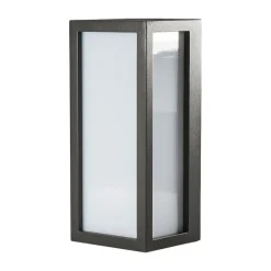 Lucande udendørs væglampe Tame, antracit, metal, 25 cm