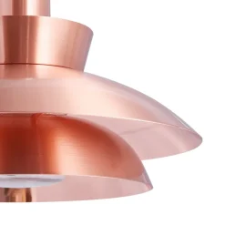 udendørs væglampe Thais, kobberfarvet, stål^Lucande Discount