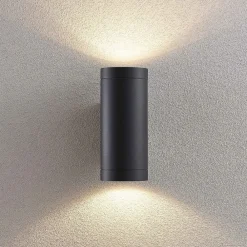 udendørs væglampe Thomke, 2 lyskilder, antracit, aluminium^Lucande Sale