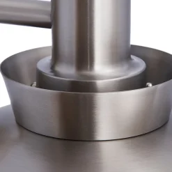 udendørs væglampe Thais, stål, Ø 25 cm^Lucande