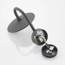 udendørs væglampe Zamalino, 31 cm, antracit, sensor^Lucande Online