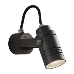 udendørs vægspot Galina, grå, aluminium, 11,2 cm høj^Lucande Online