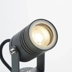 udendørs vægspot Galina, grå, aluminium, 11,2 cm høj^Lucande Online