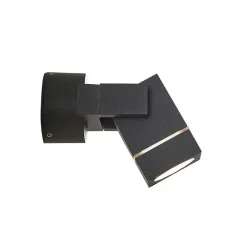 udendørs vægspot Kavuna, kantet, antracit, IP54^Lucande Best