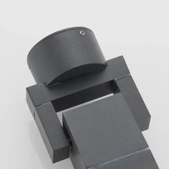 udendørs vægspot Kavuna, kantet, antracit, IP54^Lucande Best