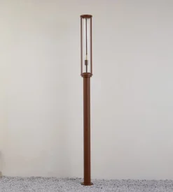 udendørslampe Alivaro, rustfarvet, 220 cm, E27, IP65^Lucande Clearance