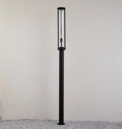 udendørslampe Alivaro, sort, 220 cm, E27, IP65^Lucande New