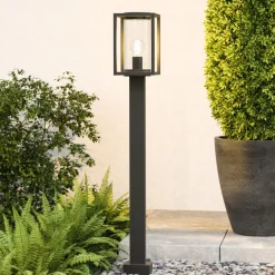 Lucande Terrassebelysning|Gadebelysning>vejlampe Ferda, 100 cm, antracit, IP44