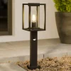 Lucande Gadebelysning Med Sensor|Terrassebelysning>vejlampe Ferda, 60 cm, sensor, antracit, IP44