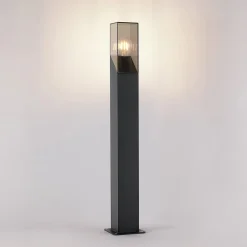 Lucande vejlampe Fiola, 80 cm, antracit, IP54