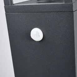 vejlampe Klemens, 65 cm, sensor, antracit, E27^Lucande