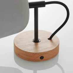 væglampe Kalinda, sæt med 2, grå, beton, E14^Lucande Online