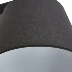 Lucande væglampe Marvaine, sort/guld-farvet, justerbar