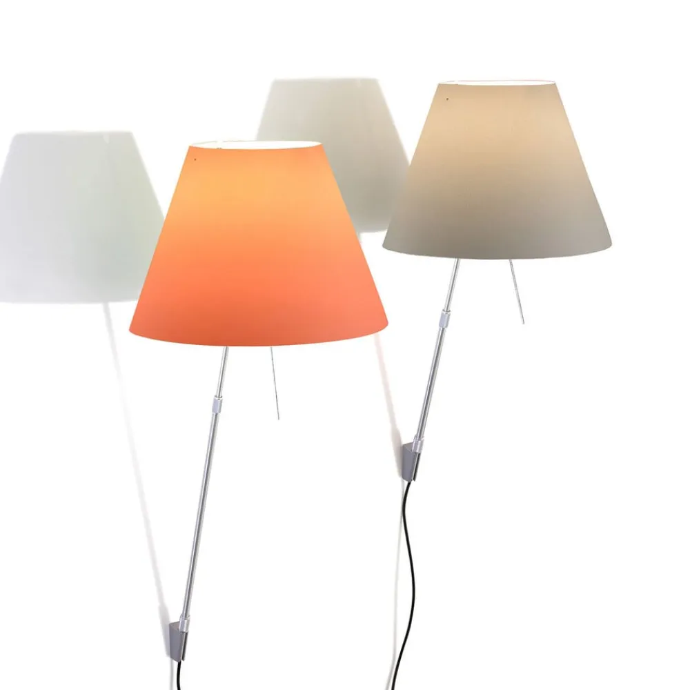 Luceplan Costanza væglampe D13a, alu/tågehvid